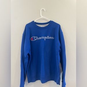 Champion Men’s Large Blue Crewneck